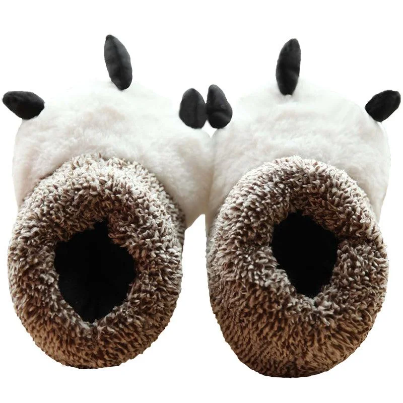 Cute Animal Bag And  Plush Slippers