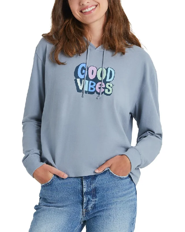 Life is Good Long Sleeve Crusher Boxy