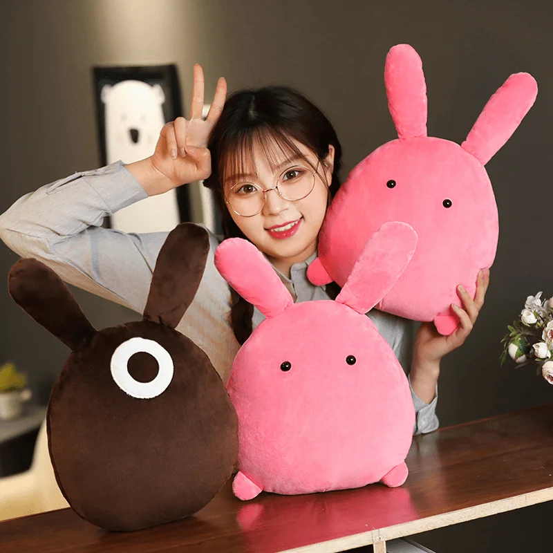 Anime Ground Bondage Boy Hanako-Jun Plush Doll Ningning Rabbit Pillow