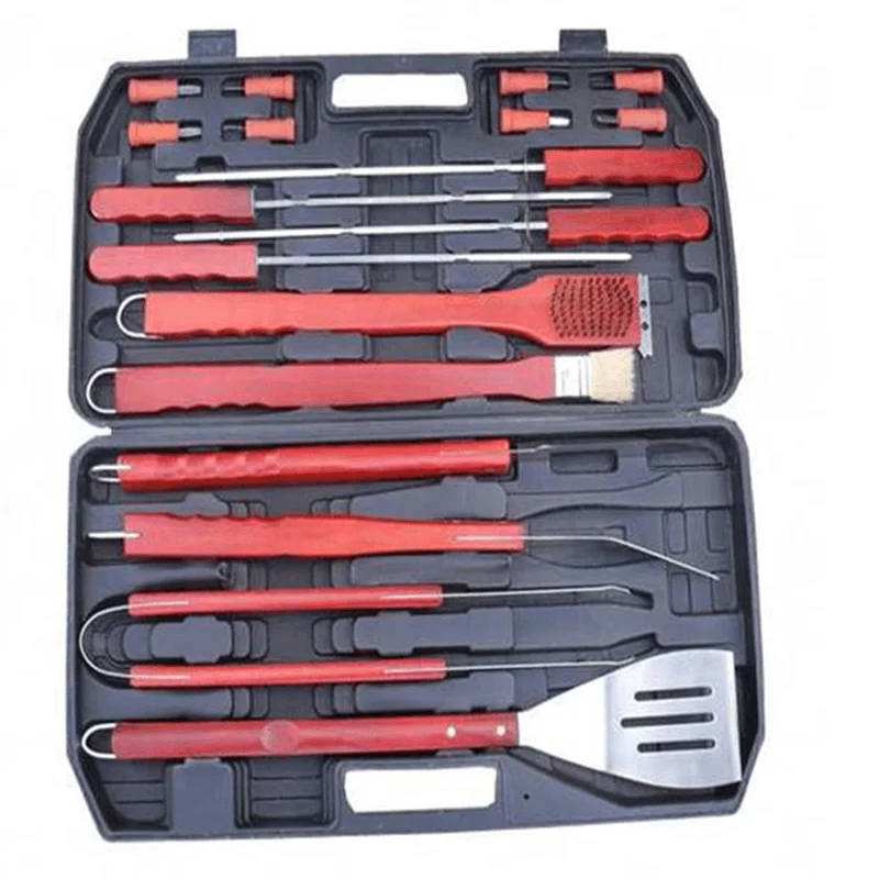 Portable BBQ Tool Setbbq Forks Brushes Spatula Outdoor Picnic Barbecue Kitchen Utensils