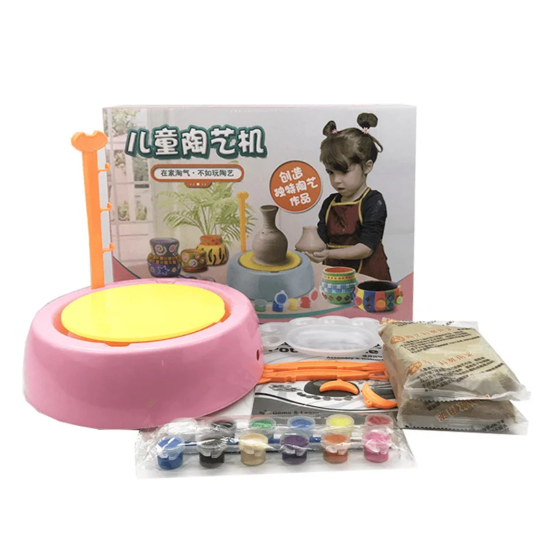 Children'S Handmade Pottery Machine Tool Set