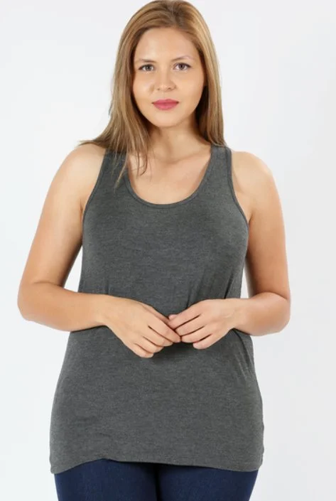 Heather Gray Tank Top - Women's Plus