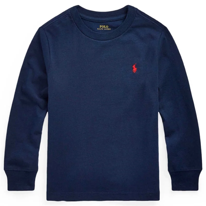 Polo Ralph Lauren Boy Long Sleeved Blouse Cruise Navy