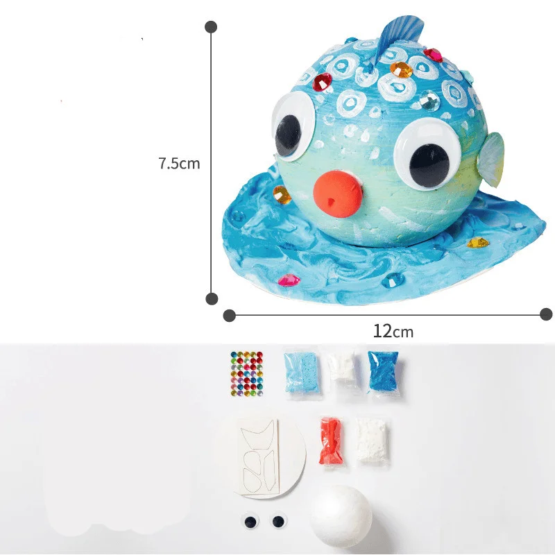 Bubble Fish Toy Bubble Ball Painting Drawing Set