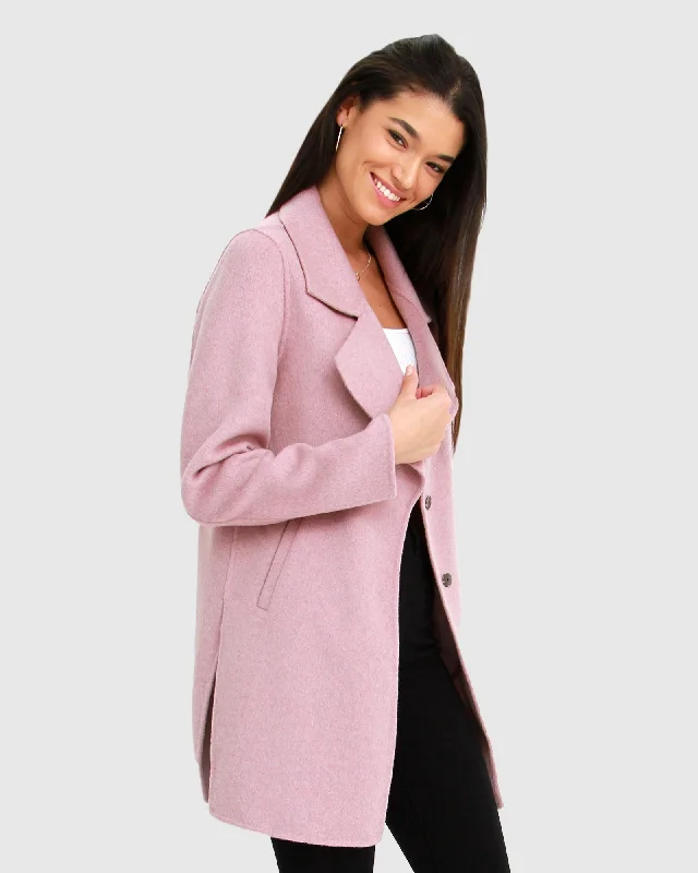 Ex-Boyfriend Wool Blend Oversized Jacket | Women | Lilac