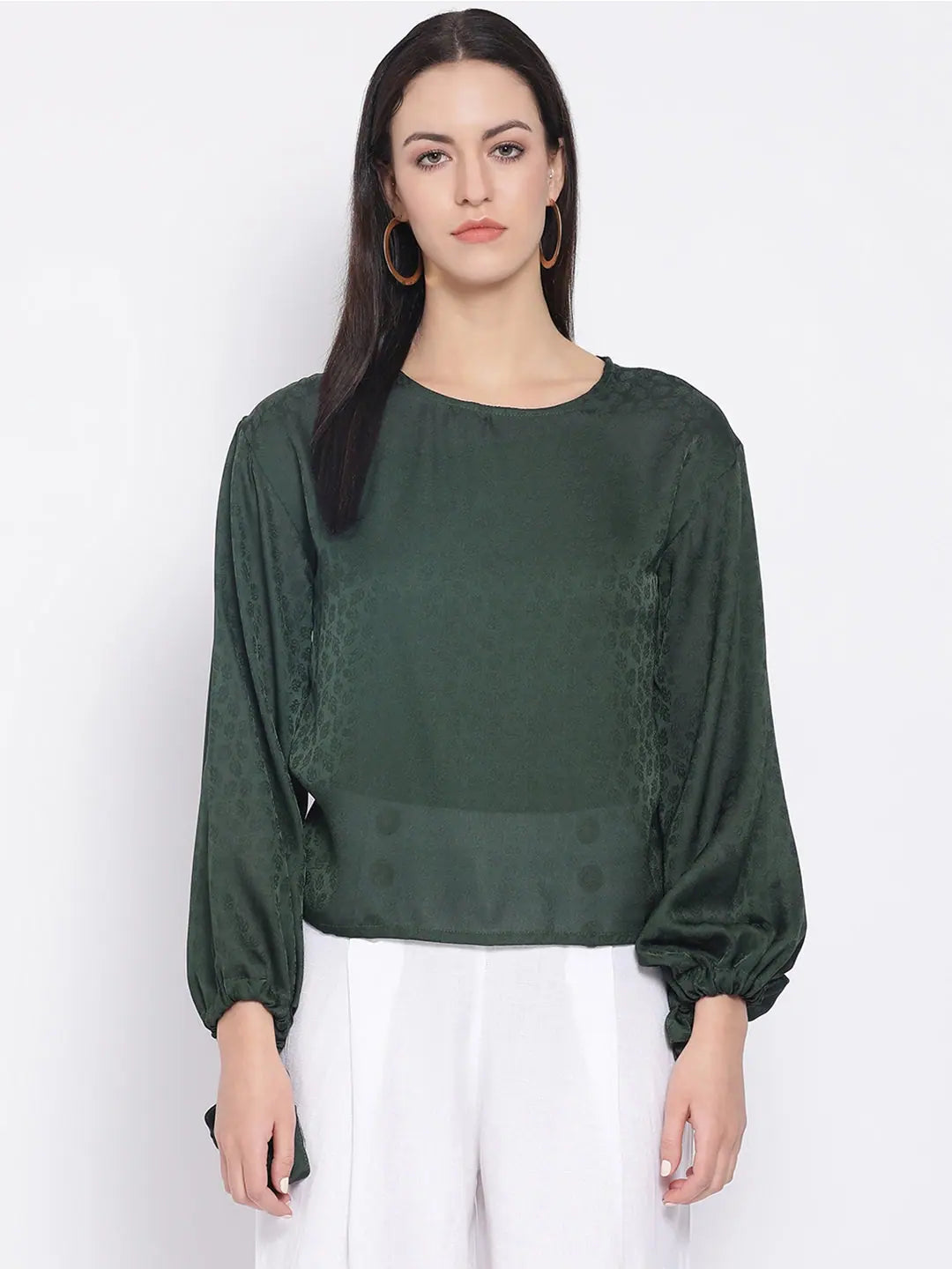 Olive Plush Women’s Top