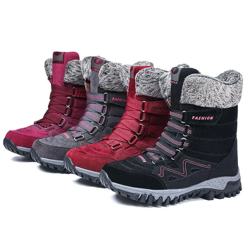 Snow boots high-top plus velvet padded non-slip cotton boots