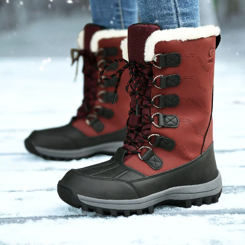 Long Tube Cotton Snow Boots Plus Velvet Outdoor Warm And Non-slip