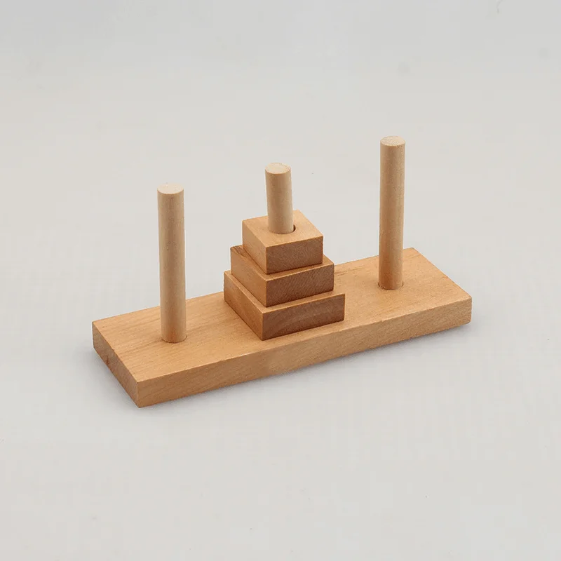 Mini Hannuo Set Wooden Educational Toys Three Layers