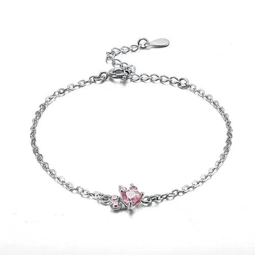 Pinksliverbracelet