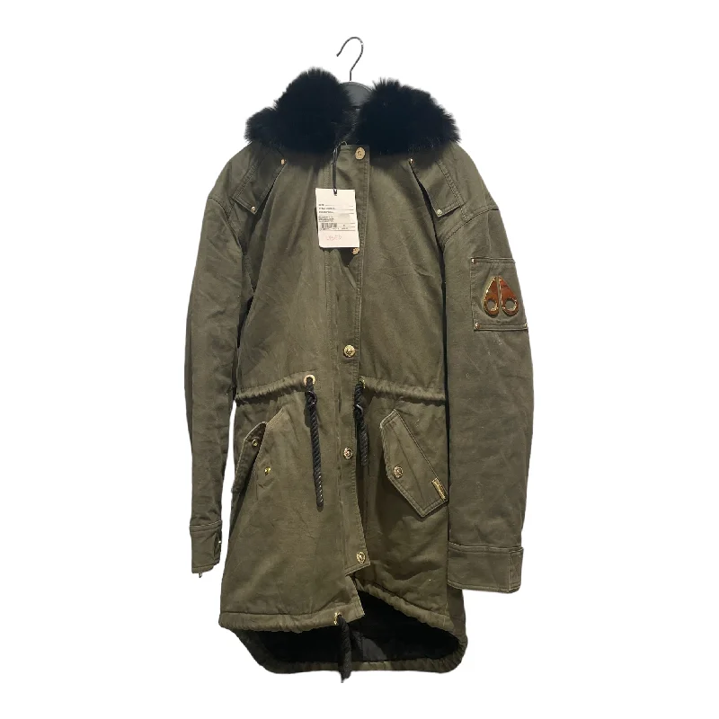 MOOSE KNUCKLES/Puffer Coat/M/Cotton/KHK/