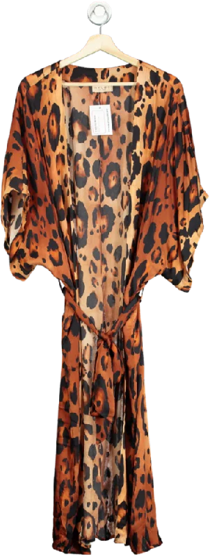 Halo by Dancing Leopard Leopard Print Kimono UK 10