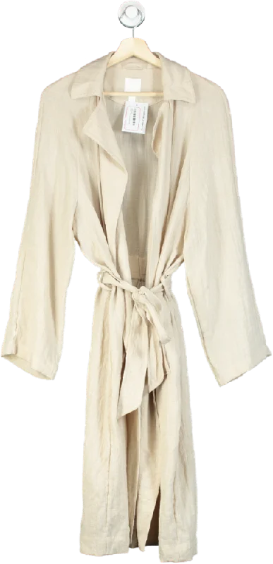 H&M Beige Lightweight Bathrobe UK S