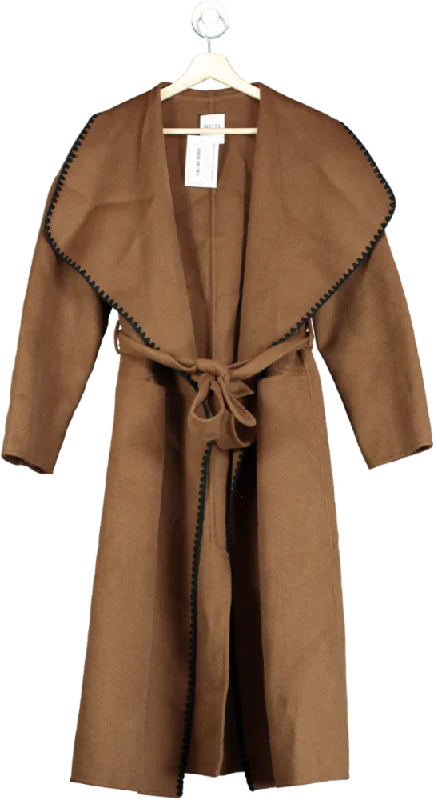 MOTF Brown Belted Coat UK M