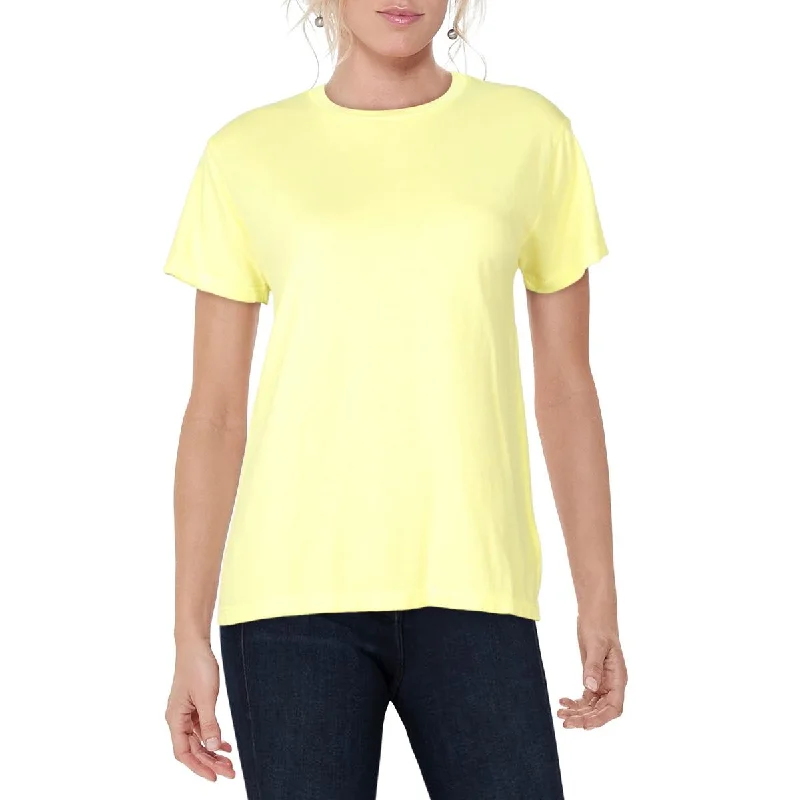 Agolde Womens Cotton Crew Neck Top