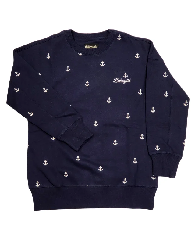 Fleece Anchor Crew Neck