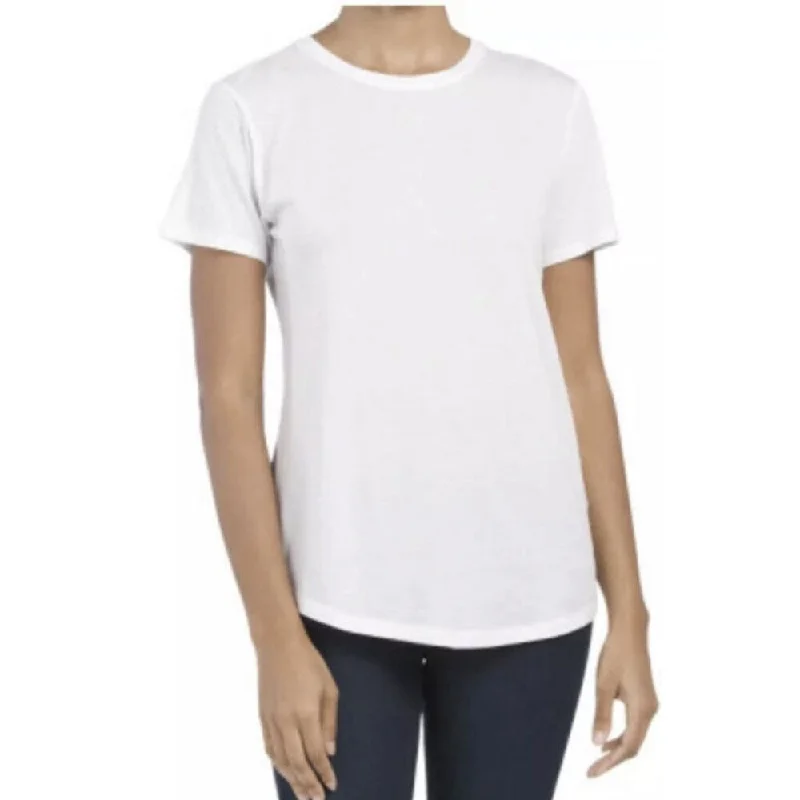 Vince Womens Essential Crew Optic White