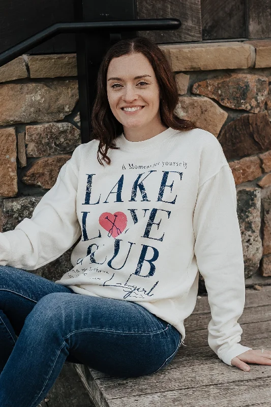 Lakegirl Ringspun Fleece Crew Neck in Ivory