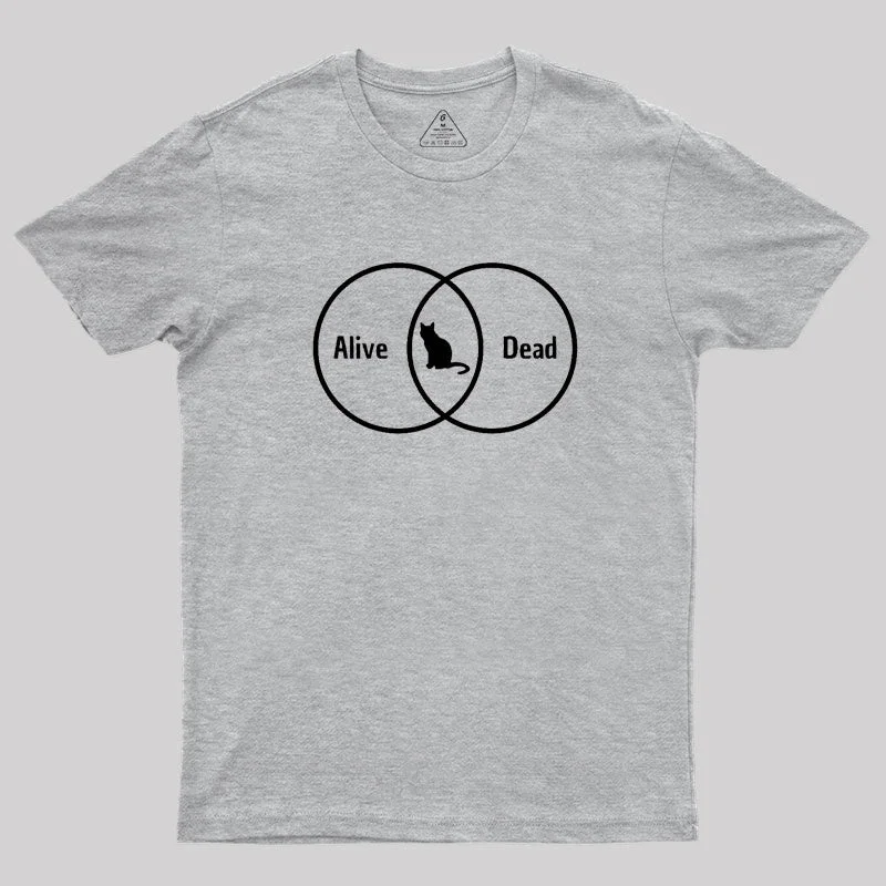 Schrodinger's cat: Venn diagram Geek T-Shirt