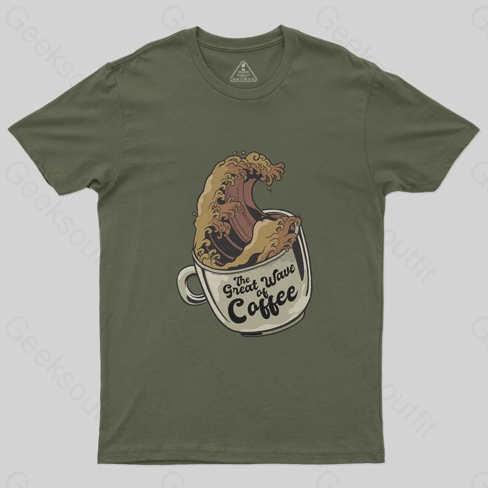 The Great Wave Of Coffee T-Shirt