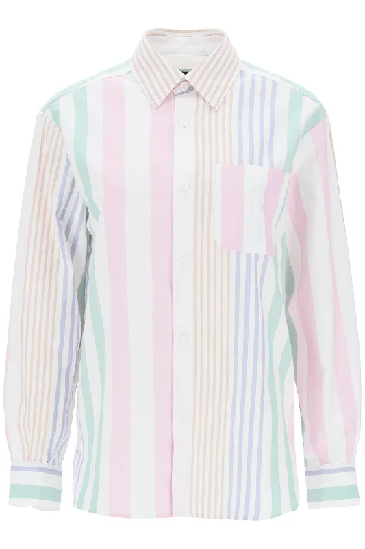 A.P.C. Women's Sela Striped Oxford Shirt