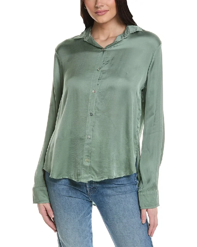 Bella Dahl Side Slit Button-Down Shirt