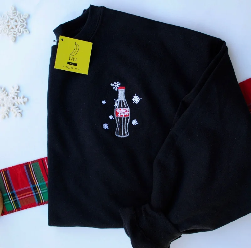 Black Magic of Sugar Embroidered Holiday Sweatshirt