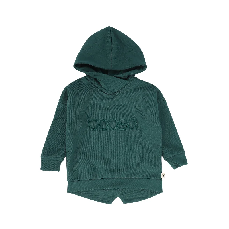 BOOSO GREEN LOGO HOODED SWEATSHIRT [FINAL SALE]