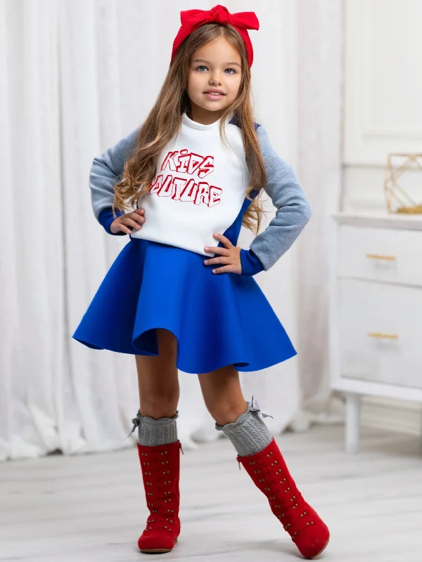 Cool Vibes Colorblock Sweatshirt by Kids Couture