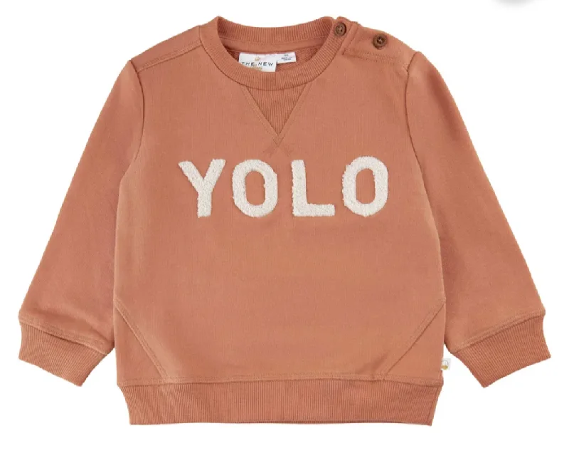 The Yolo Sweatshirt - Toasted Nut - BABY