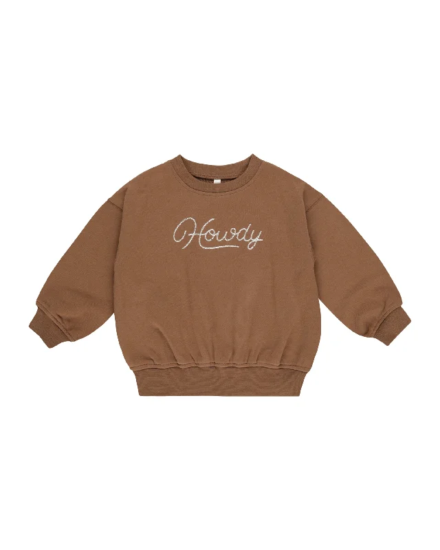 The Relaxed Sweatshirt by Rylee + Cru - Howdy - BABY