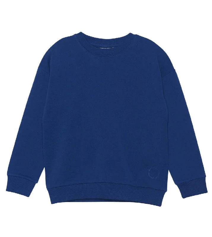 The Solid Long Sleeve Sweatshirt - Cobalt Blue - KIDS